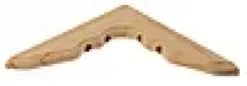 Hylleknekt prof furu 180x180mm-Pn Beslag New