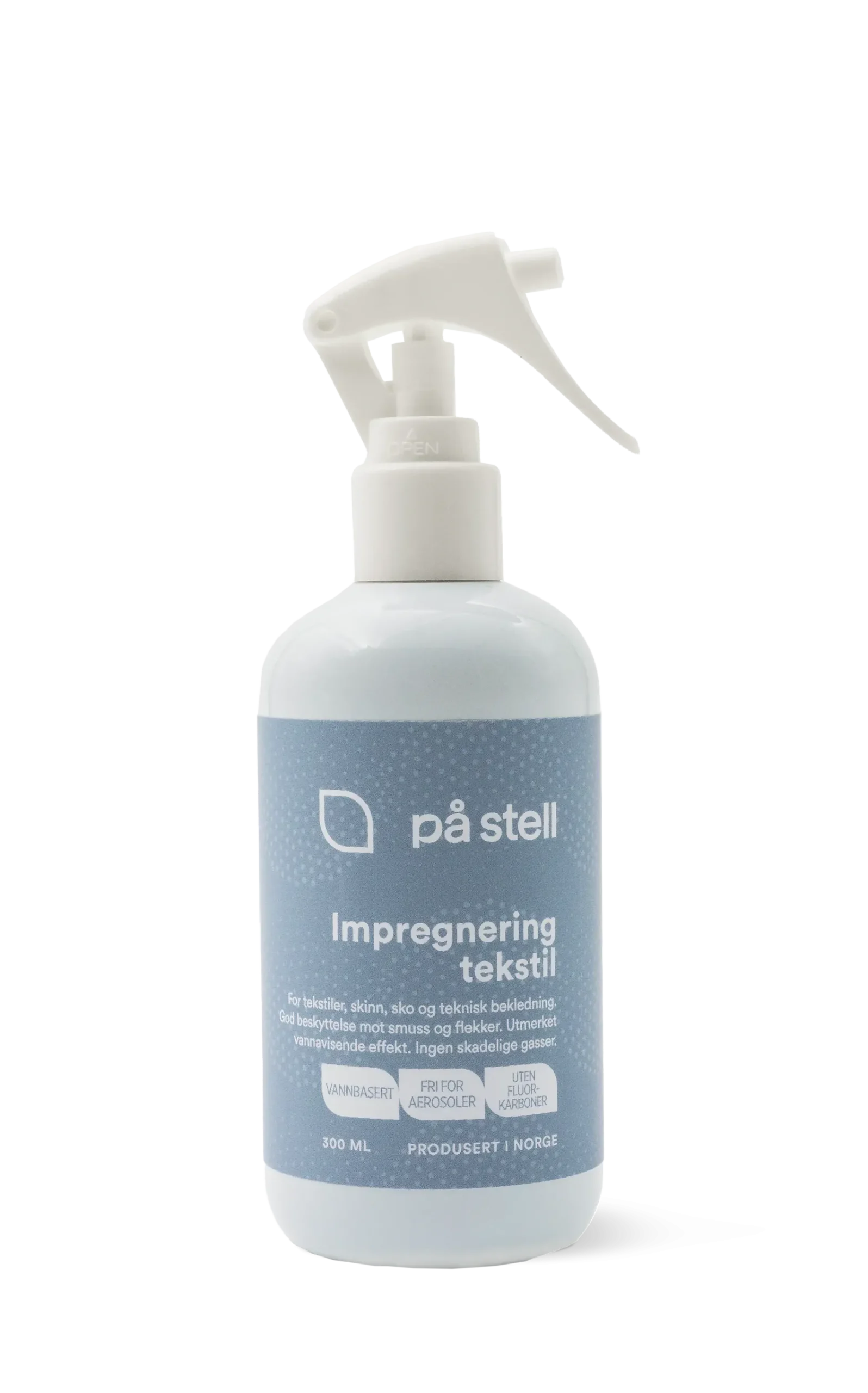 Impregnering til tekstil, skinn, sko og teknisk beklednig-På stell
