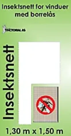 INSEKTNETT 130X150CM MED BORRELÅS- Discount