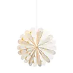 Julestjerne hvit Marigold papir 60cm 3,5m-Markslojd Best