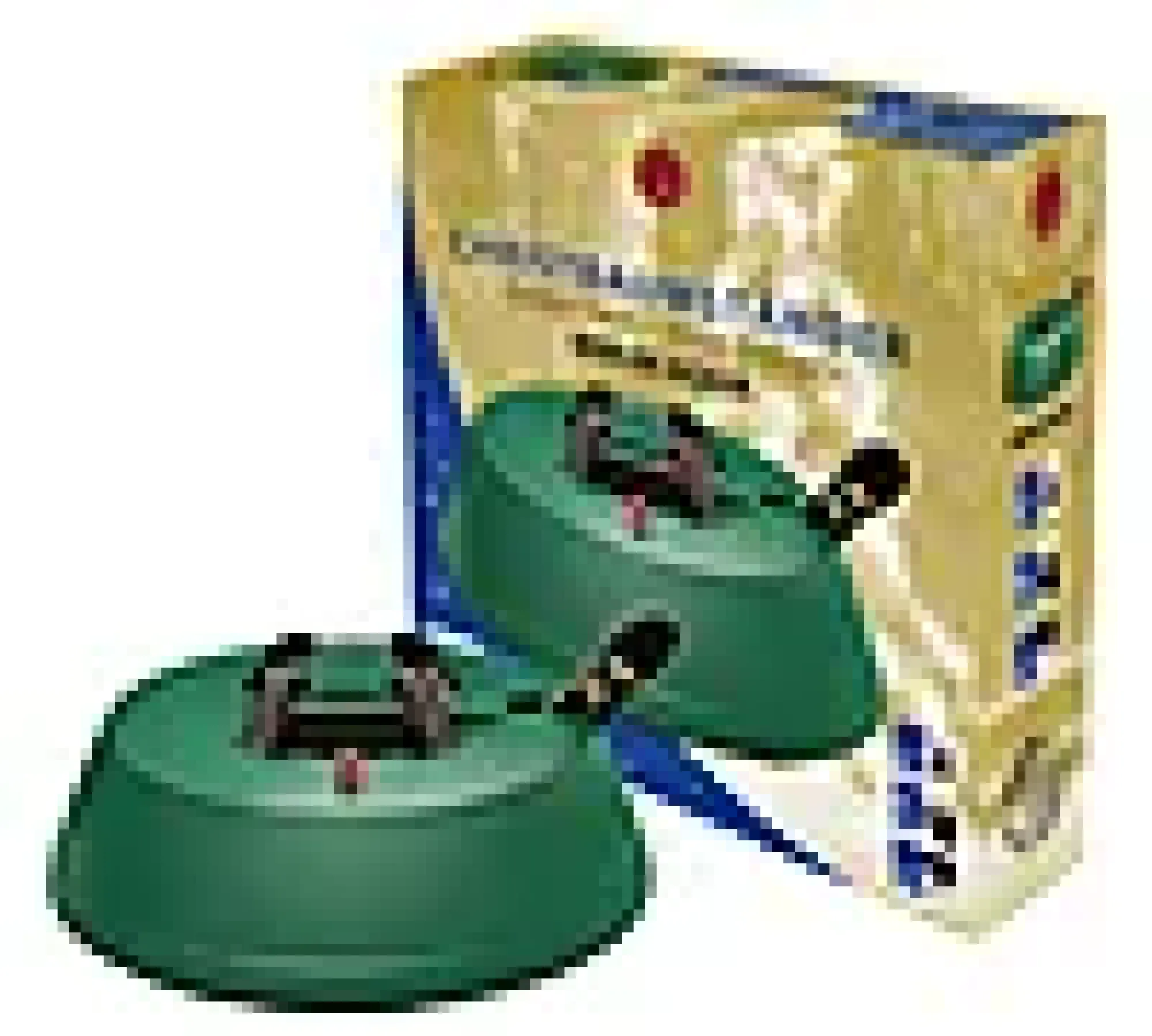 Juletrefot med pedal 39cm-Berlin aqua Clearance