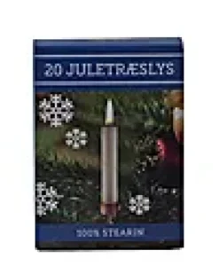 Juletrelys stearin 20stk-Diana lys Hot