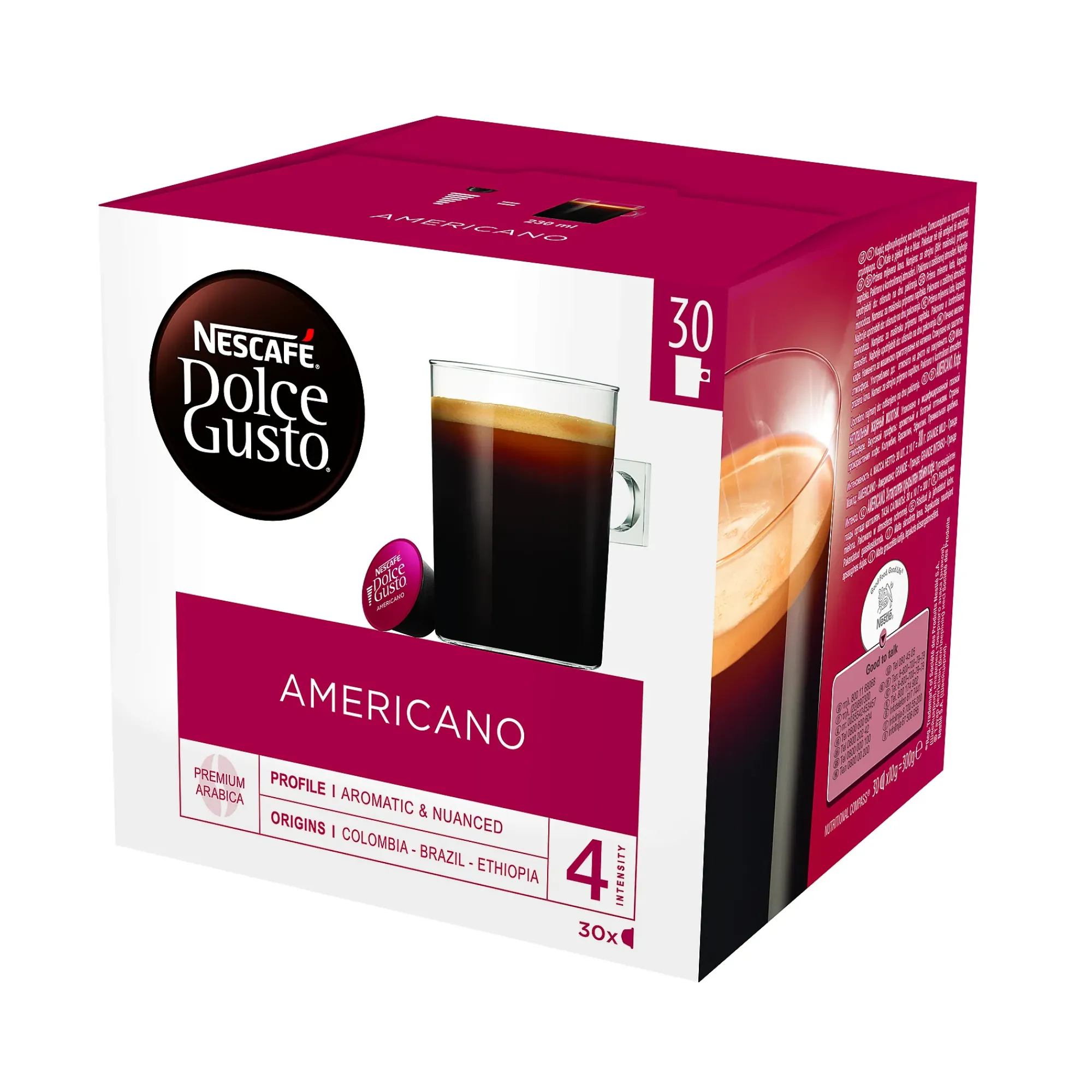 Kaffekapsel Americano loyalty pack 30stk-Nescafé dolce gusto Sale
