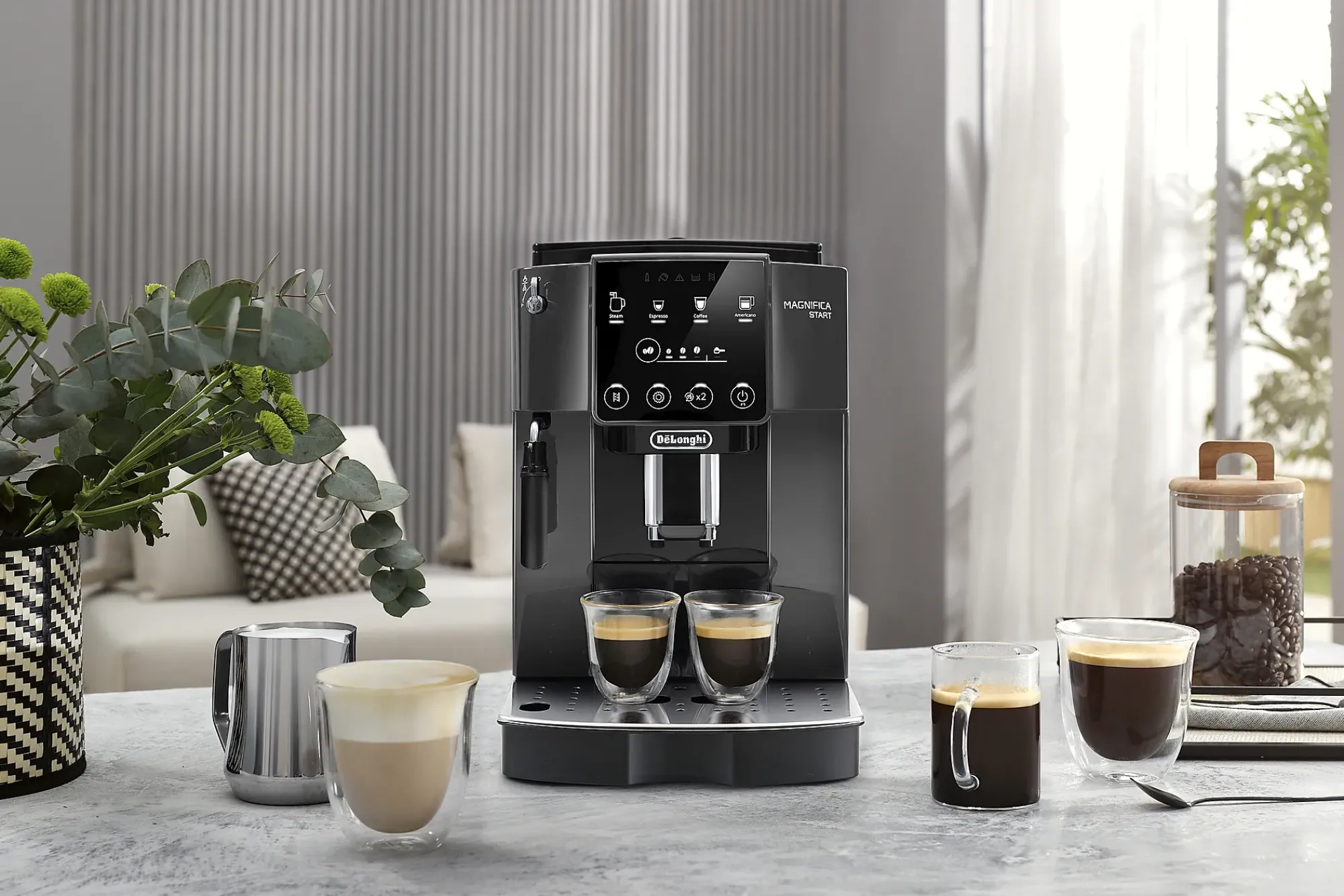 Kaffemaskin Magnifica start 1450w 15bar ECAM220.22-Delonghi Best