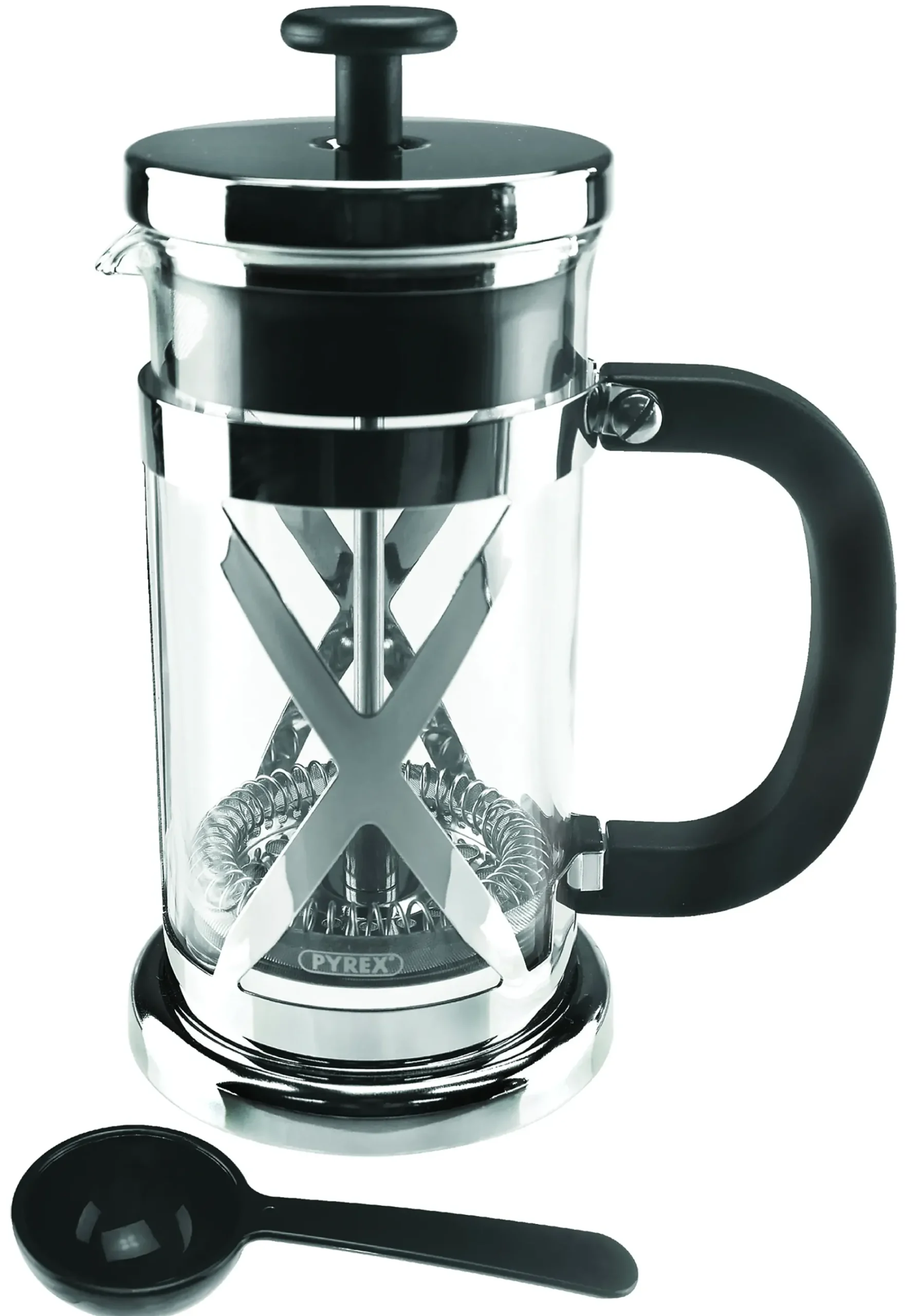 Kaffepresse 2 kopper krom-Aanonsen Discount