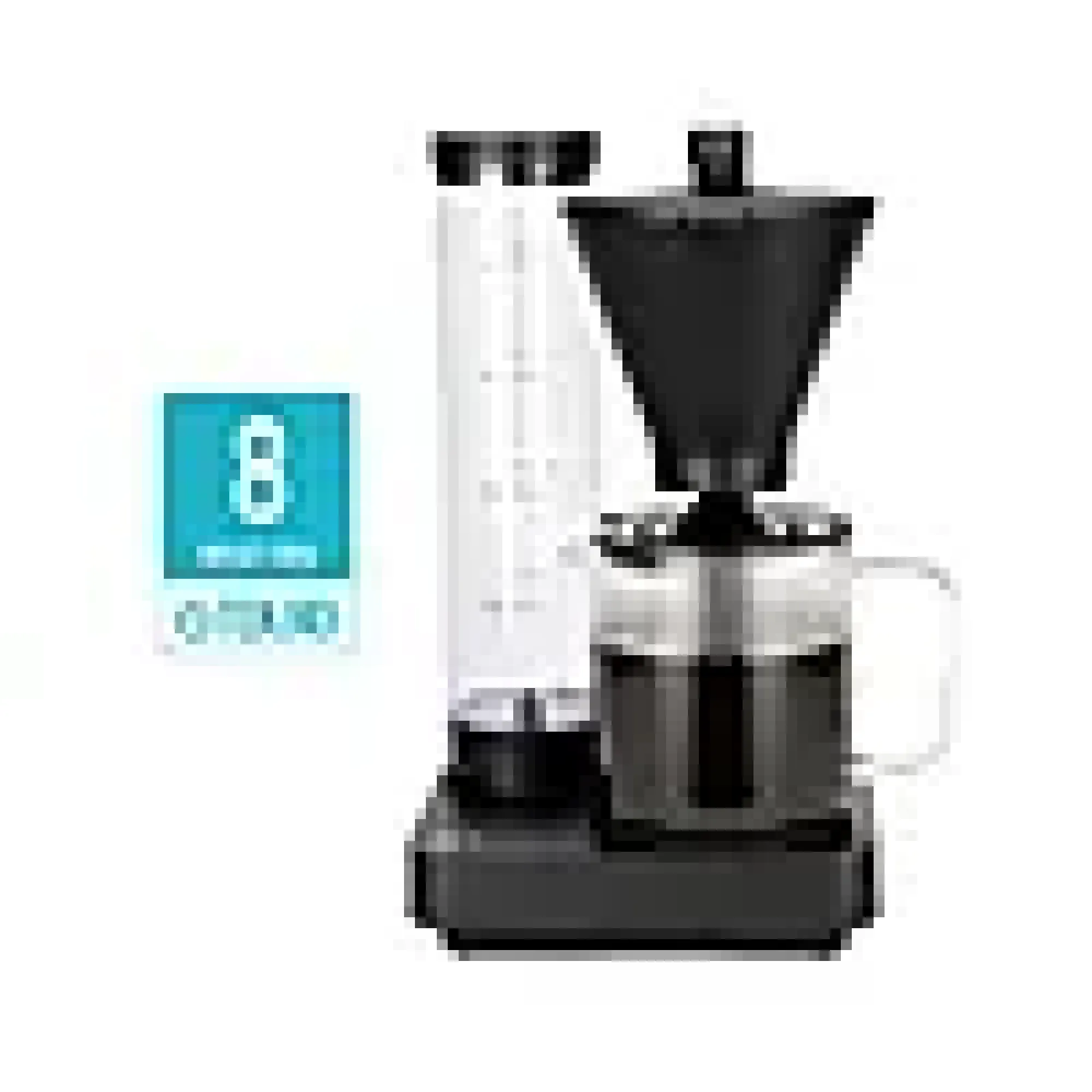 Kaffetrakter Compact CM8B-A100 1L Sort-Wilfa Hot