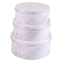 Kakebokser Marmor sett 3stk-Cacas Outlet