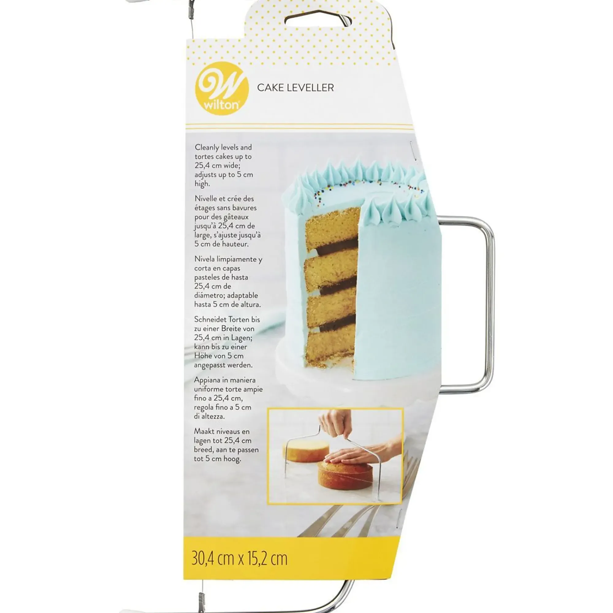 Kakedeler bred 25cm-Wilton Best
