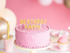 Kakelys Happy Birthday 13 deler-Partydeco Clearance