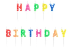 Kakelys Happy Birthday mix 13 deler-Partydeco