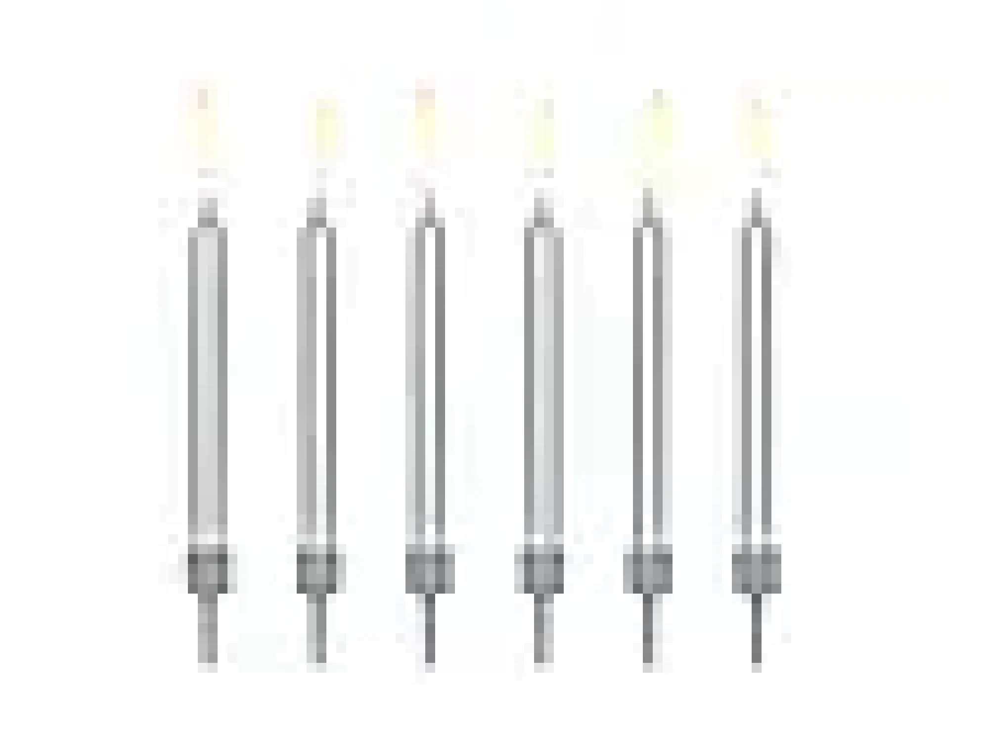 Kakelys med holder 6cm 6stk-Cacas Discount