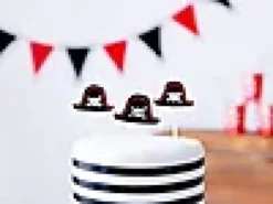Kakelys Pirat På Stick 5stk-Partydeco New