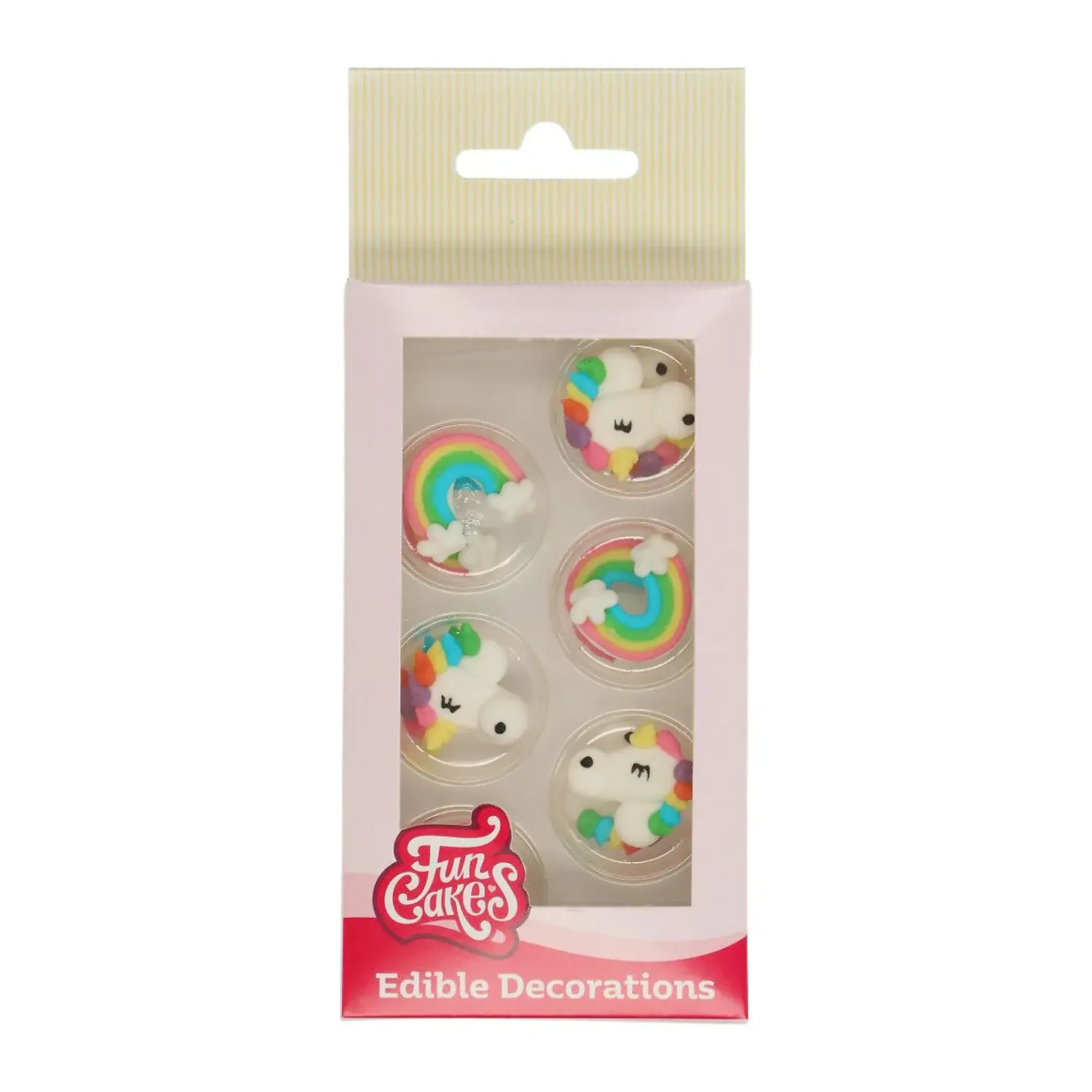 Kakepynt enhjørning 12stk-Funcakes Clearance