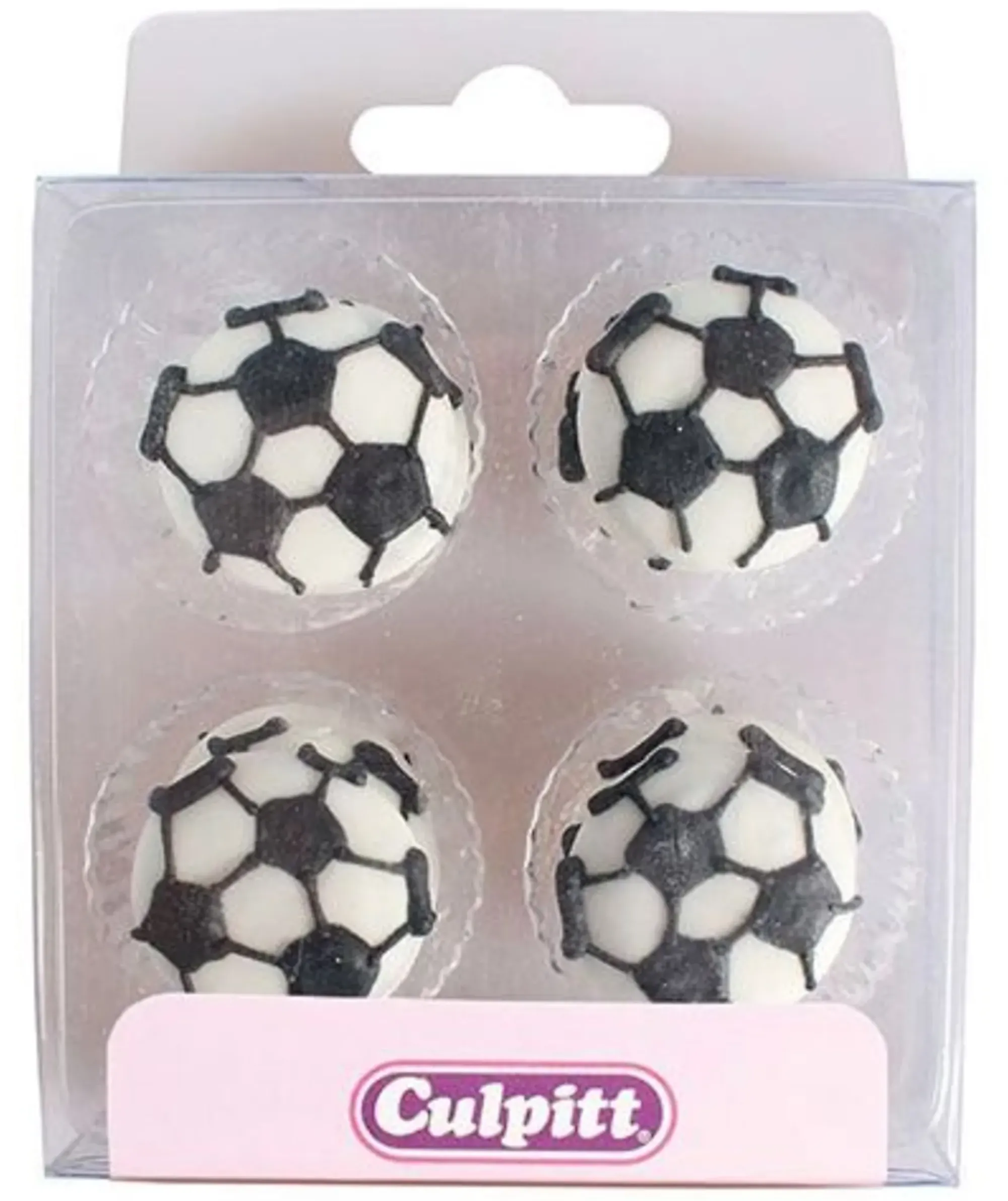 Kakepynt fotball 12stk-Cacas Outlet