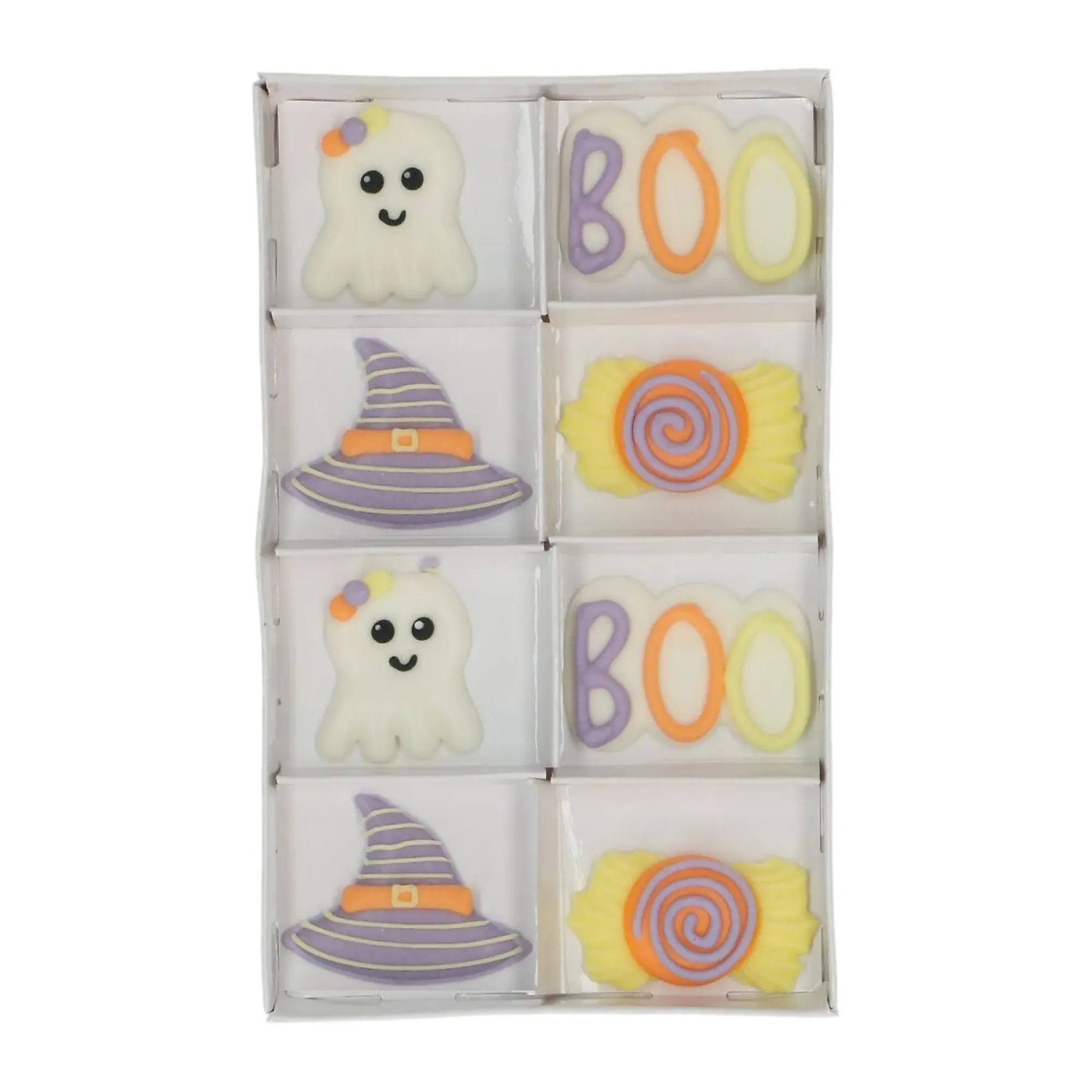 Kakepynt Halloween pastell 8stk-Wilton Clearance