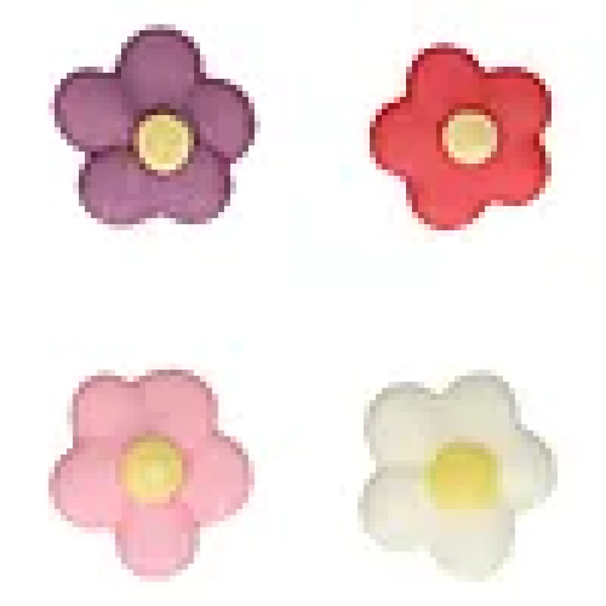 Kakepynt spiselig miniblomster 32stk-Funcakes Clearance