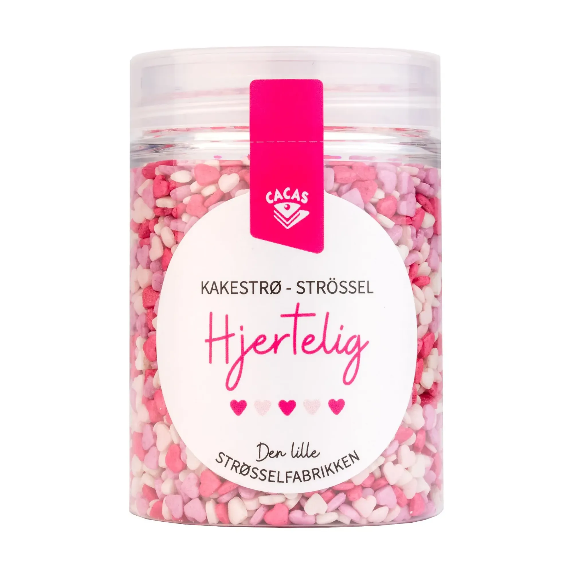 Kakestrø Hjertelig Minihjerter 75g-Cacas Hot