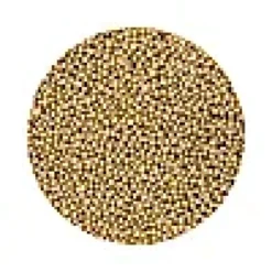 Kakestrø miniperler gull 2mm 100g-Cacas