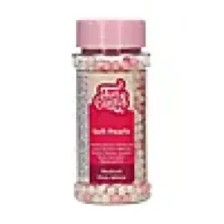 Kakestrø Soft Perler Rosa og Hvite 60g-Funcakes Clearance