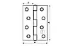 Kanthengsel 1505 elgalvanisert 101mm-Pn Beslag Outlet
