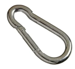 Karabinkrok elektro galvanisert 5x50mm 2stk-Pn Beslag