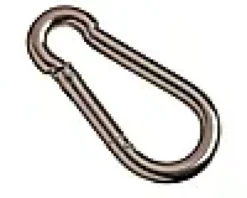 Karabinkrok rustfritt 5x50mm 2stk-Pn Beslag Best