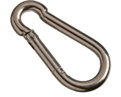 Karabinkrok rustfritt 5x50mm 2stk-Pn Beslag Best