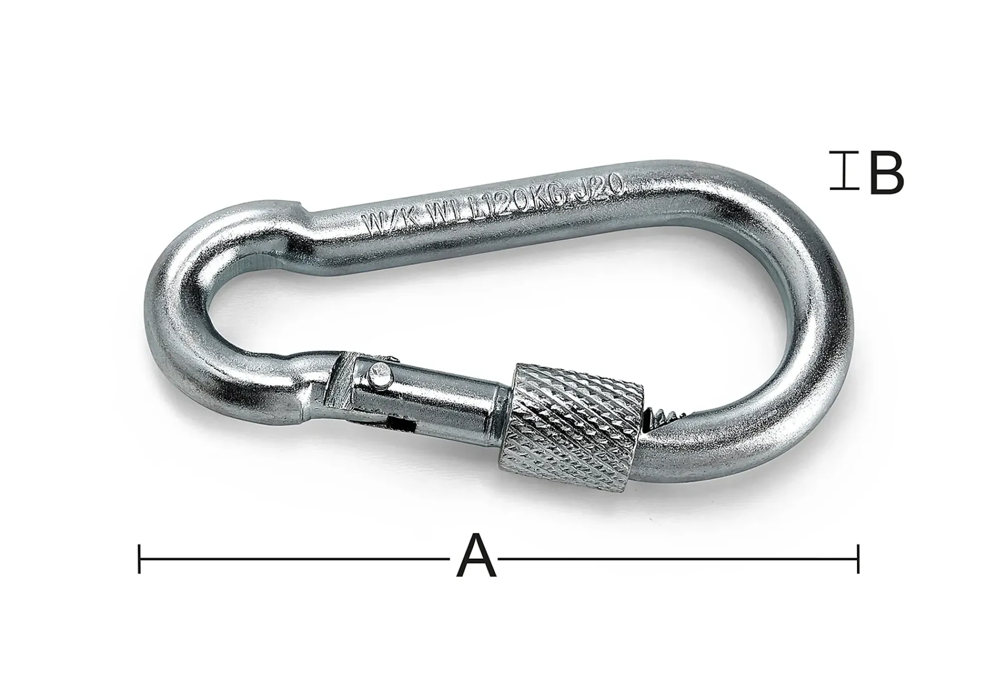 KARABINKROK 245S LÅS 60X6MM-Habo Sale