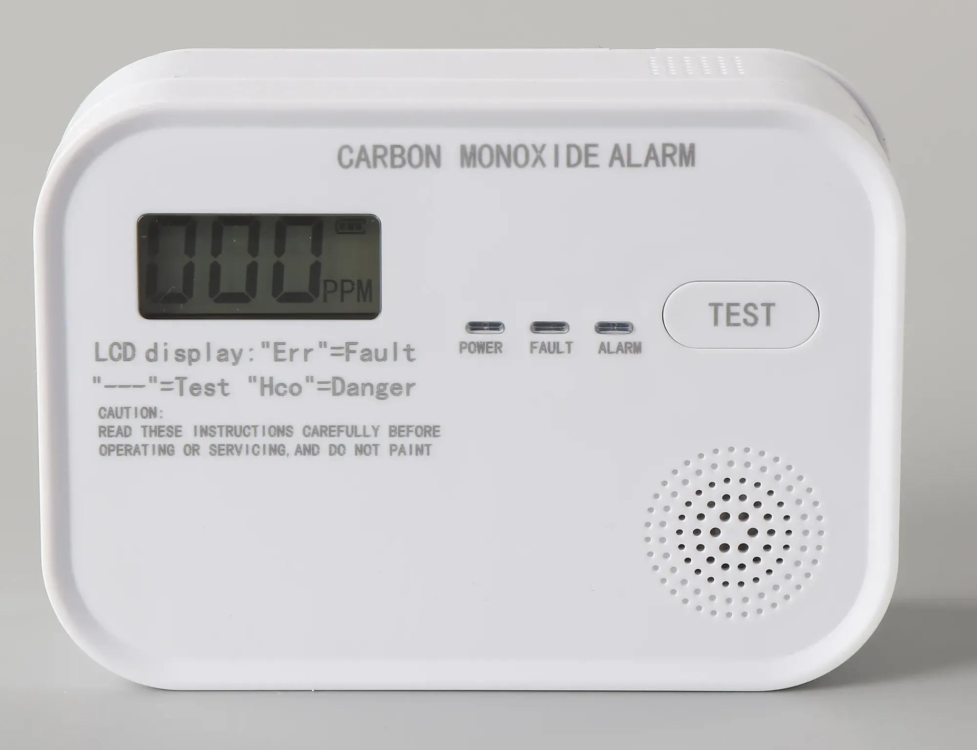 Karbonmonoksid CO varsler- Hot