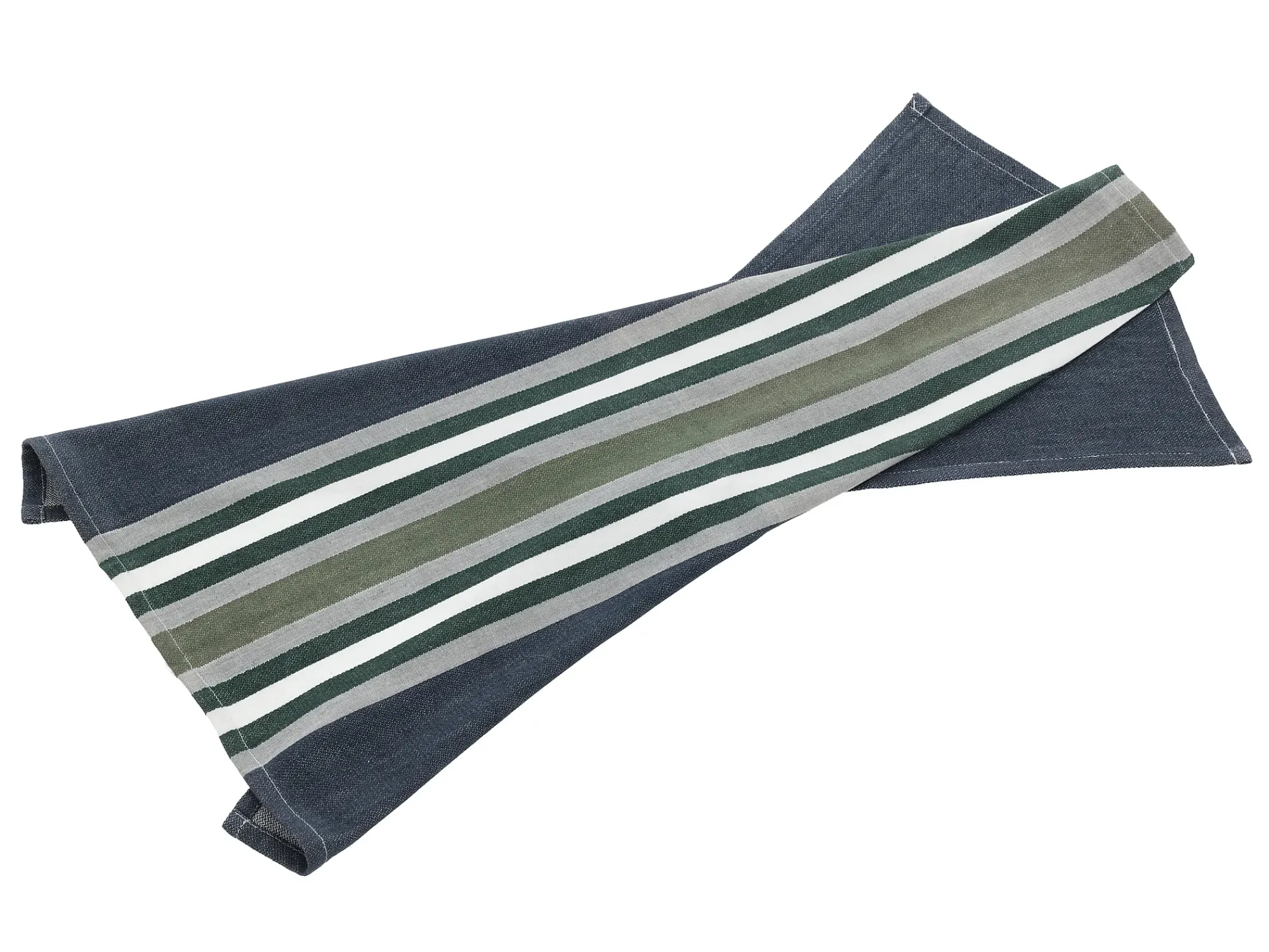 KJØKKENHÅNDKLE ELLIE 70 X 50 CM OLIVE/GRÅ/BLÅ BAMBUS/BOMULL-Bastian tekstil