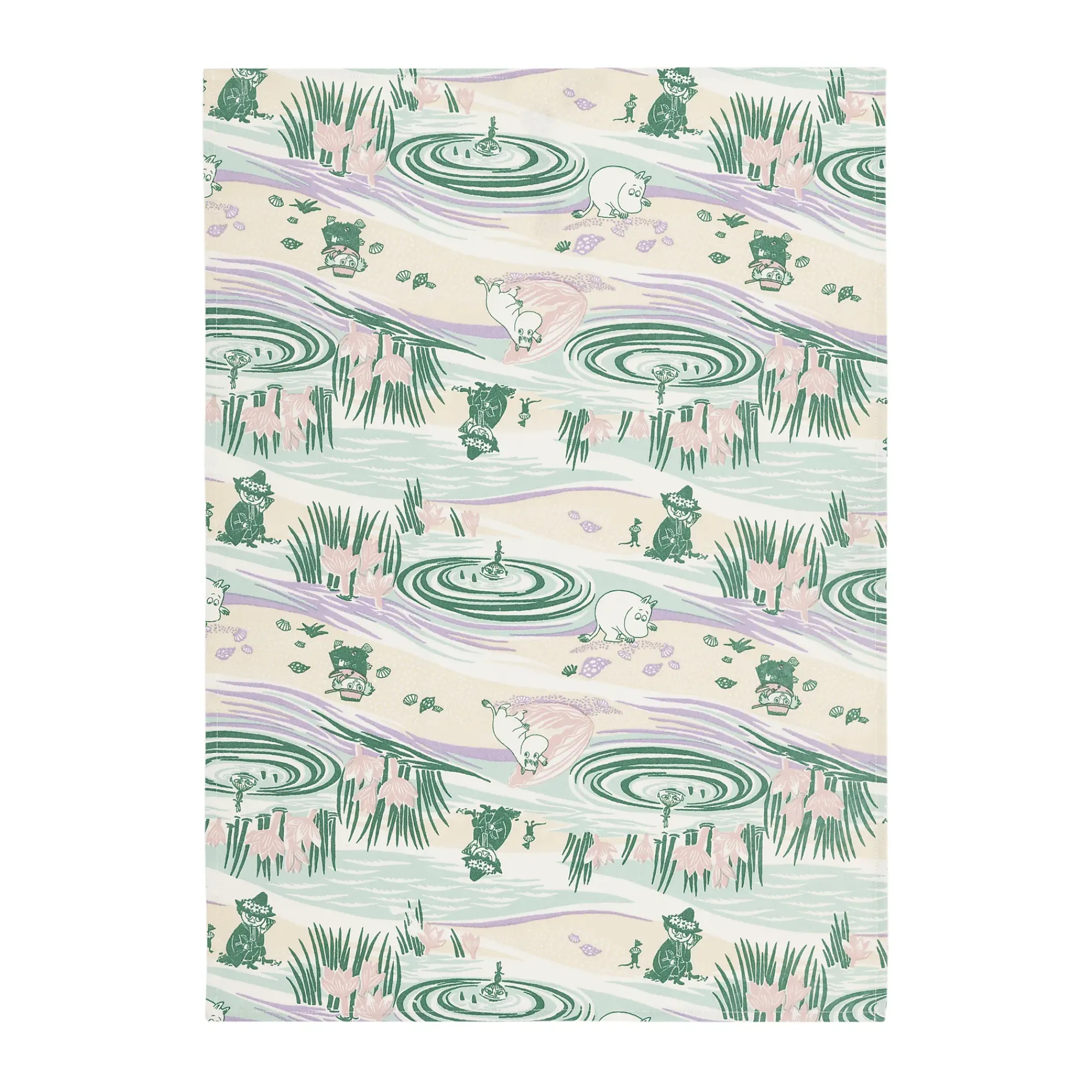 Kjøkkenhåndkle Mummi 50X70cm Stranddag-Moomin Arabia Clearance