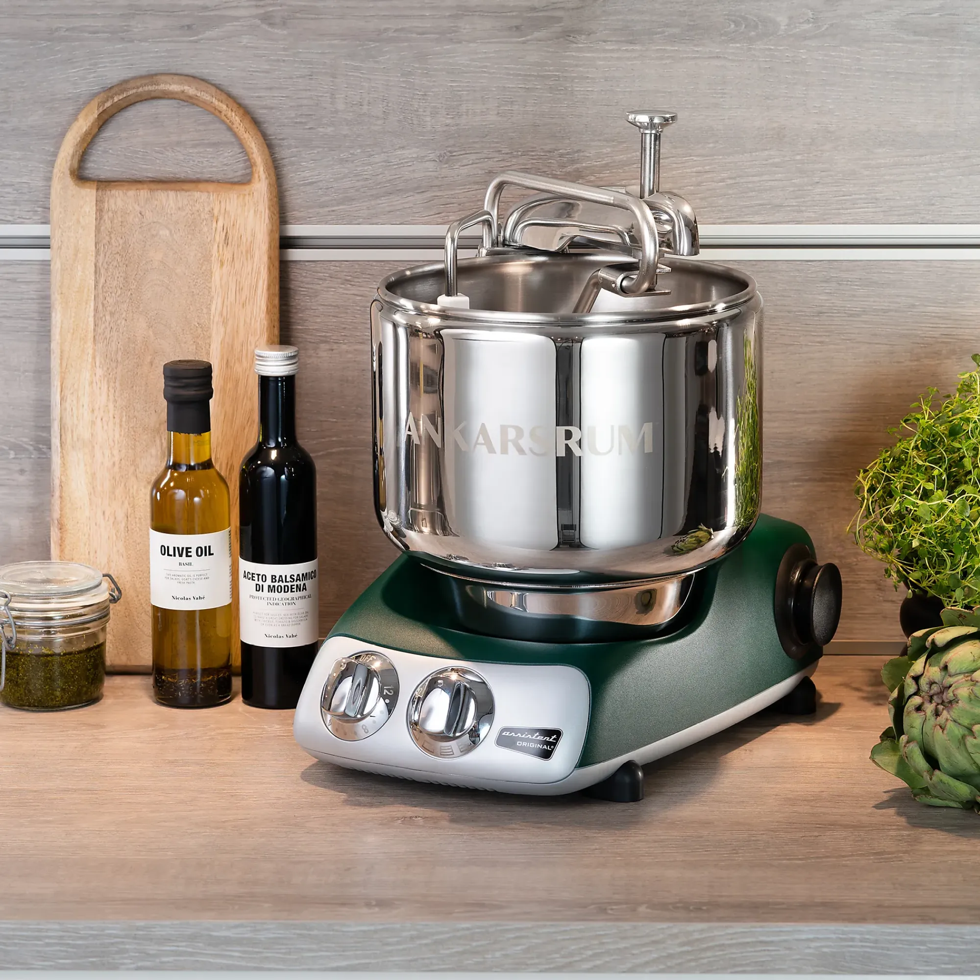 Kjøkkenmaskin assistent forest green (akm6230fg)-Ankarsrum Outlet