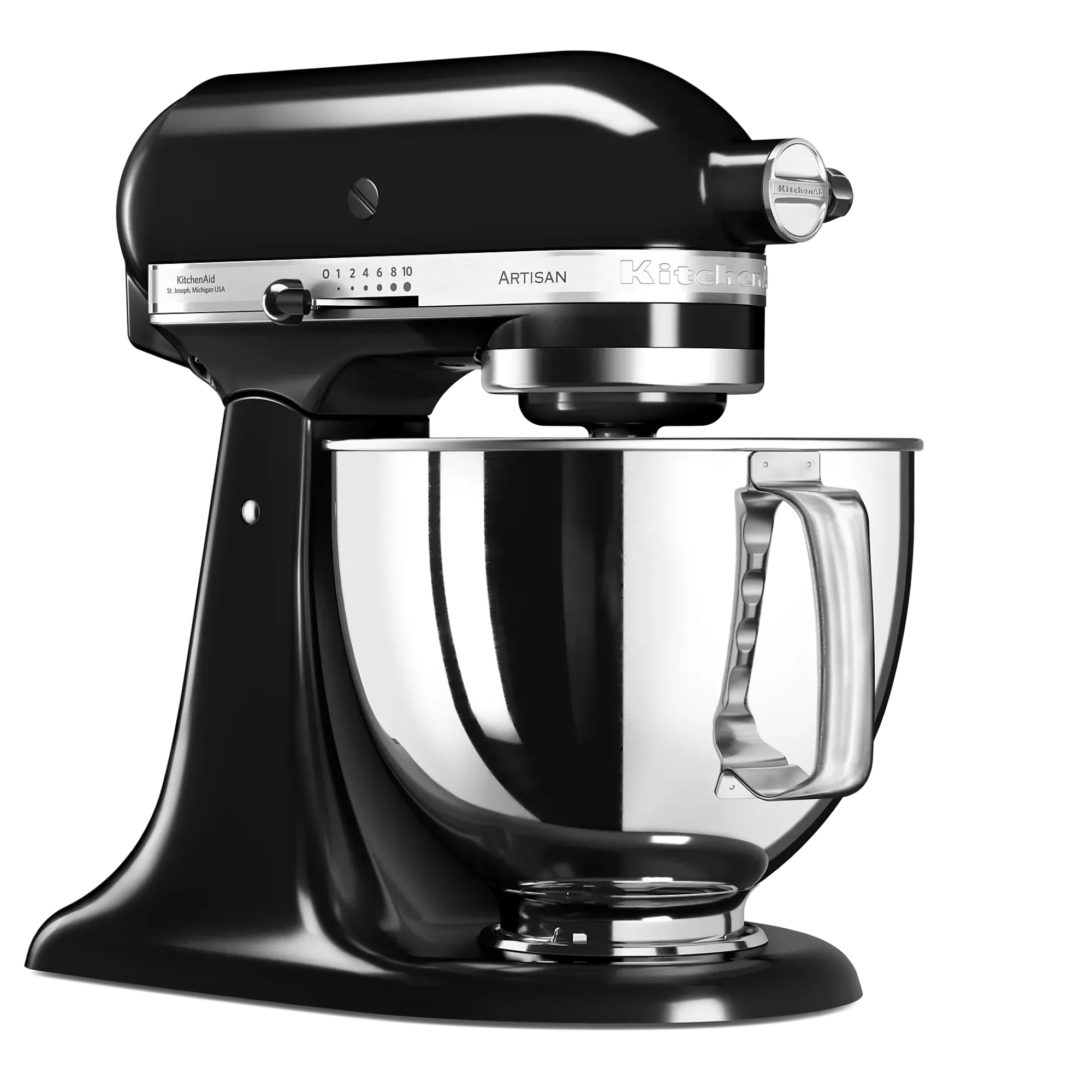 KJØKKENMASKIN SORT 4,8L ARTISAN MED VIPPEHODE-Kitchenaid Hot
