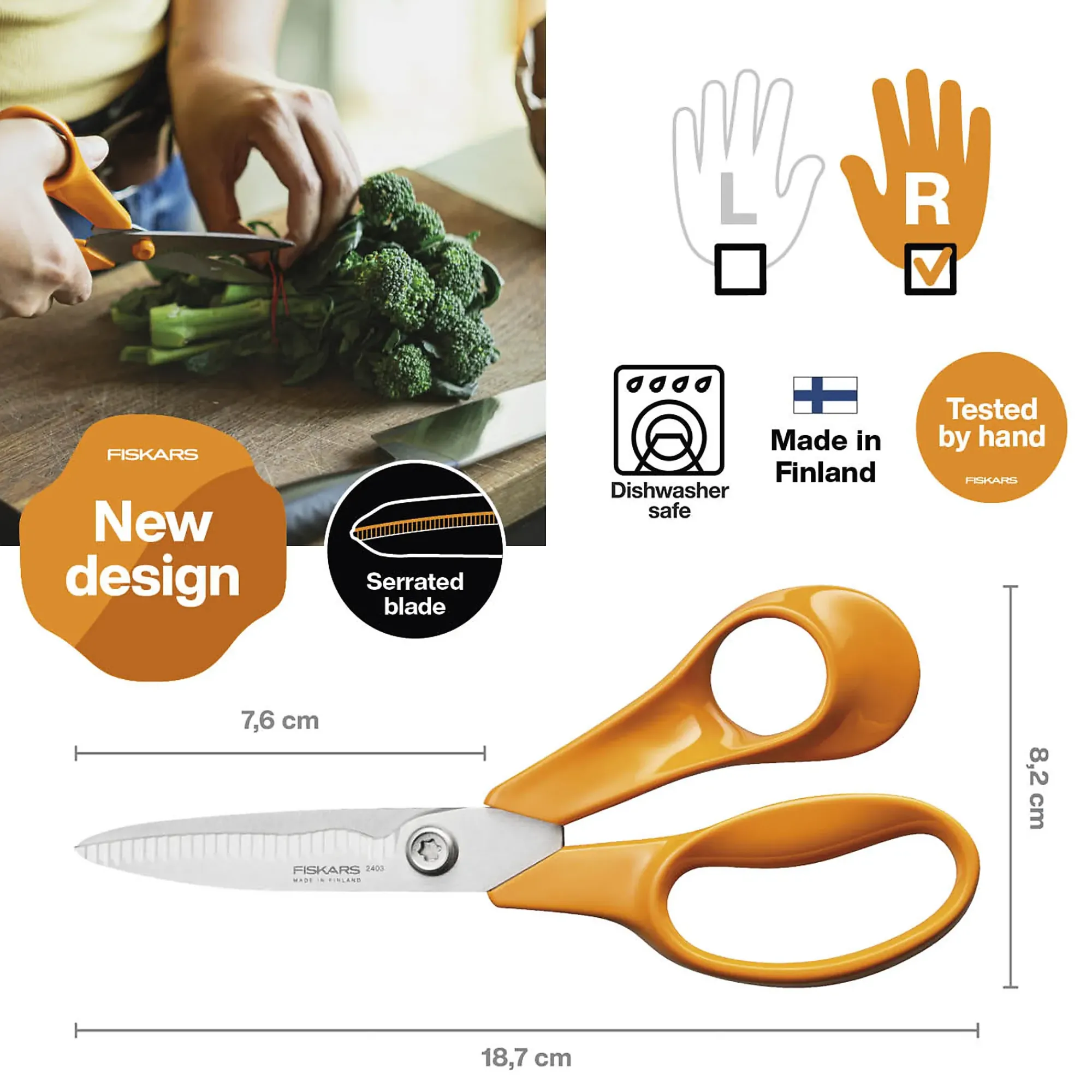 Kjøkkensaks classic 18cm-Fiskars Clearance