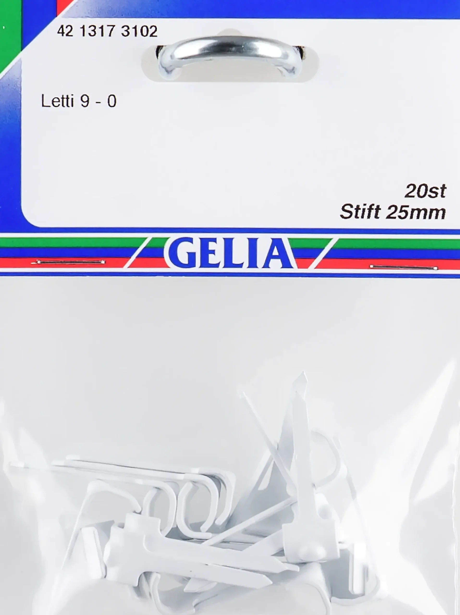 Klammer letti 9-0-25 ph 20stk-Gelia New