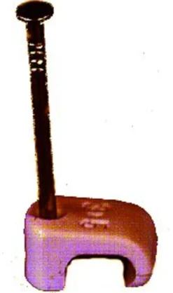 Klammer 3x5 for oval ledning 20stk-Gelia Online