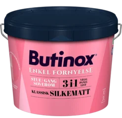 Klassisk Silkematt hvit base 2,7L-Butinox