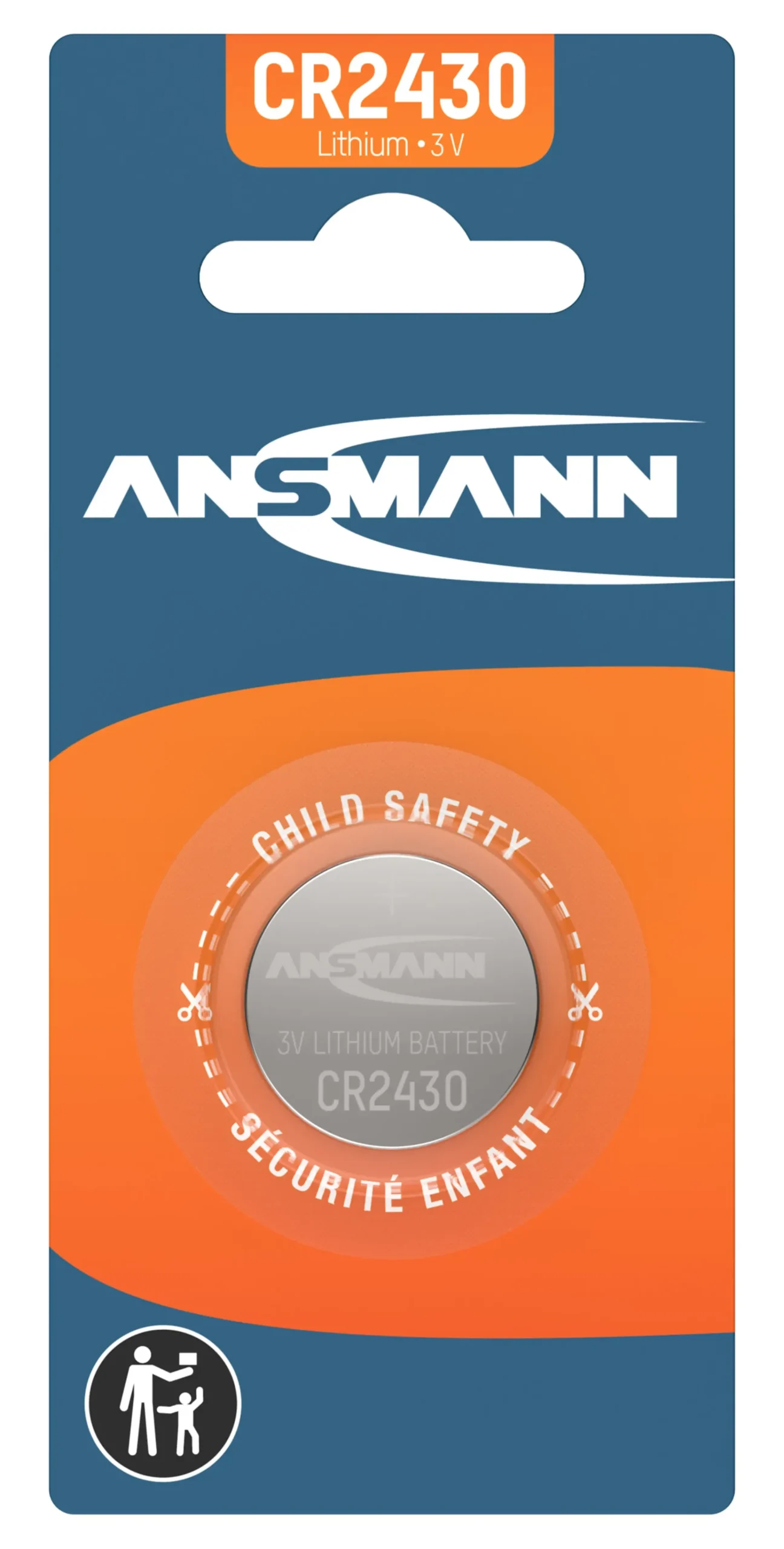 Knappcellebatteri CR2430-Ansmann Sale