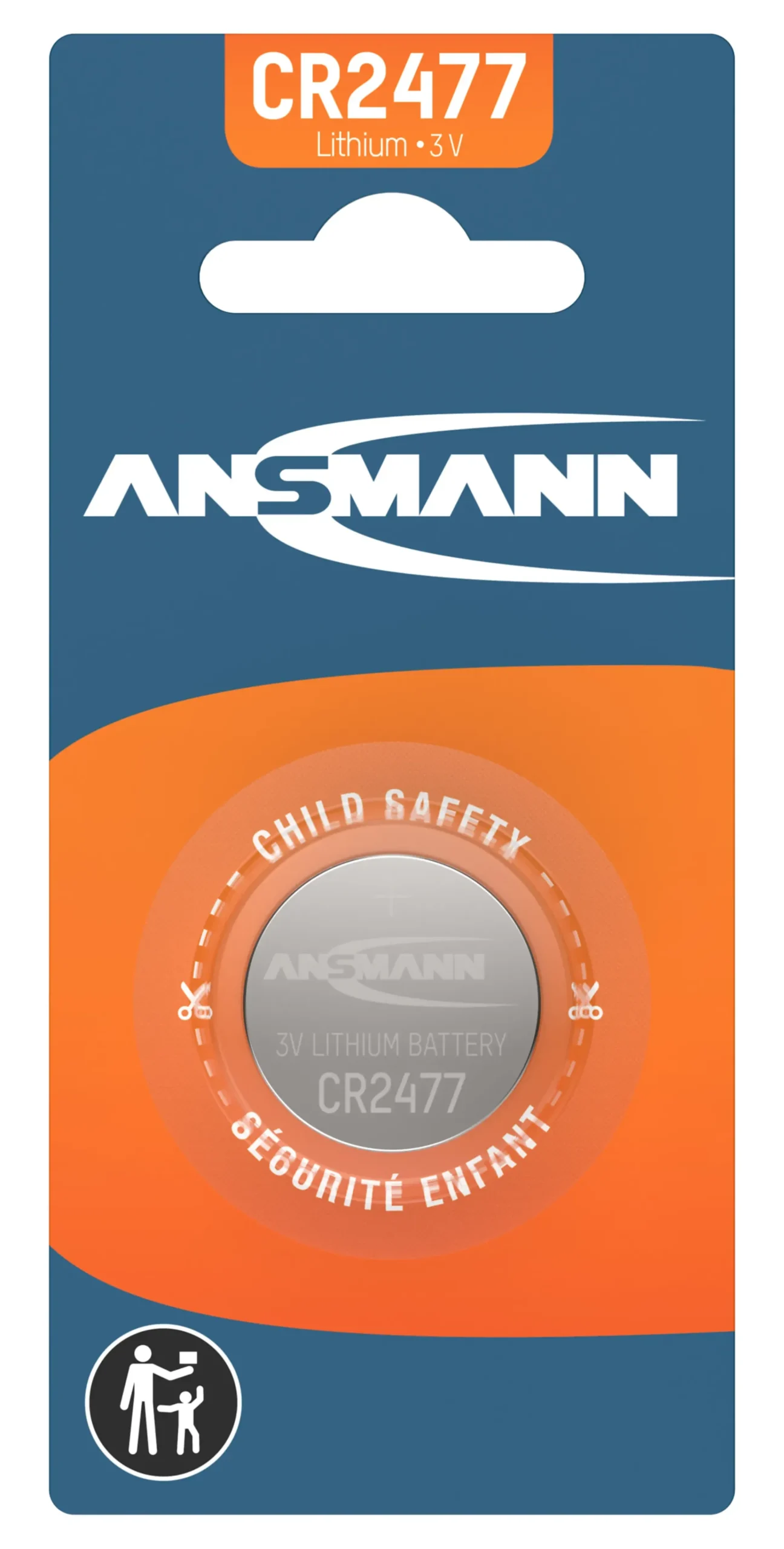 Knappcellebatteri CR2477-Ansmann
