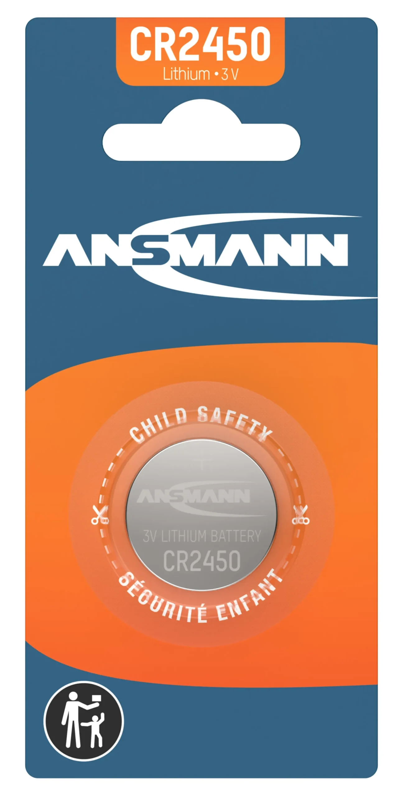 Knappcellebatteri CR2450-Ansmann Online