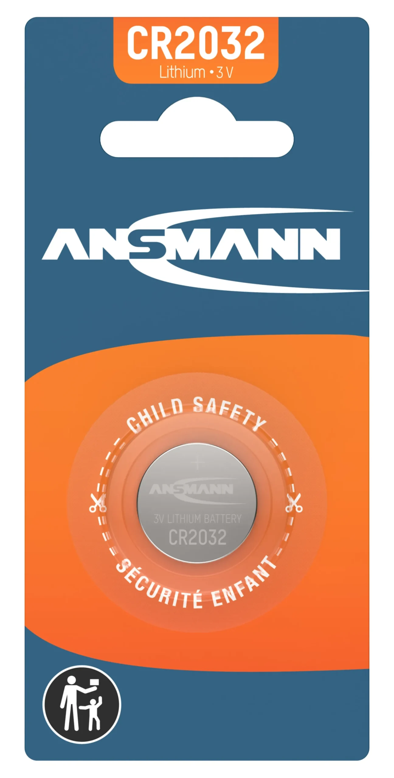 Knappcellebatteri CR2032-Ansmann Online