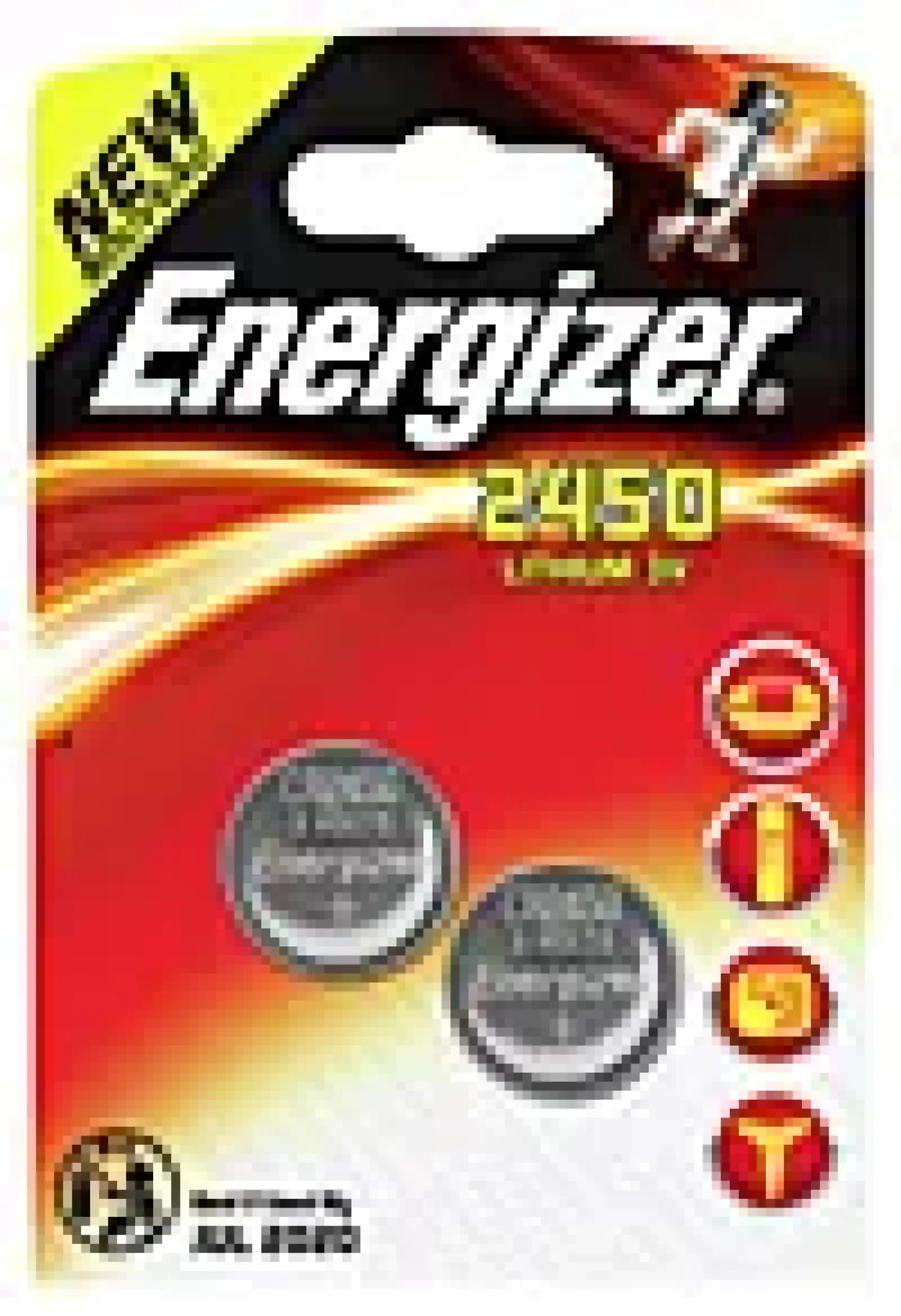 Knappcellebatteri CR2450 3V Lithium 2stk-Energizer Best