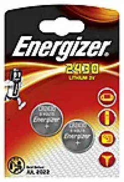 Knappcellebatteri CR2430 3V Lithium 2stk-Energizer