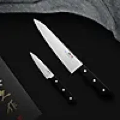 Knivsett 2 deler Kokkekniv HB-85 21,5cm grønnskakskniv13cm-Mac Best