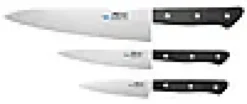 Knivsett 3deler Kokkekniv HB-85 Grønnsakskniv HB-55 Grønnskaskniv HB 40-Mac Sale