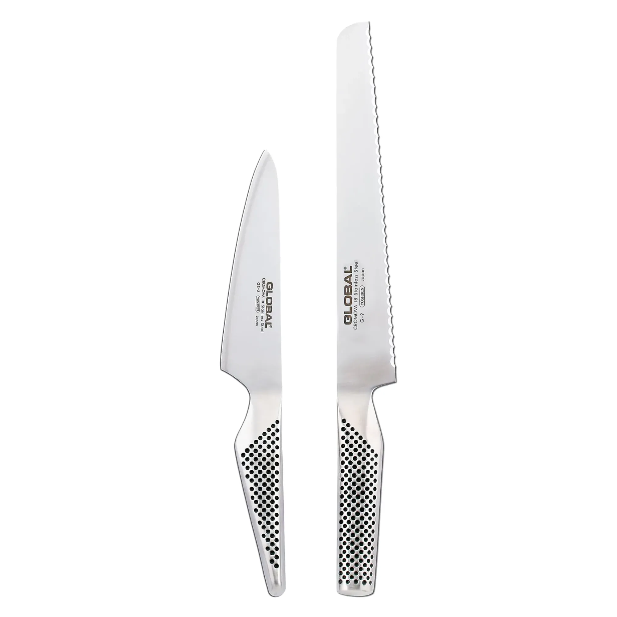 Knivsett 2 deler Universalkniv og Brødkniv G-9 og GS-3-Global Discount
