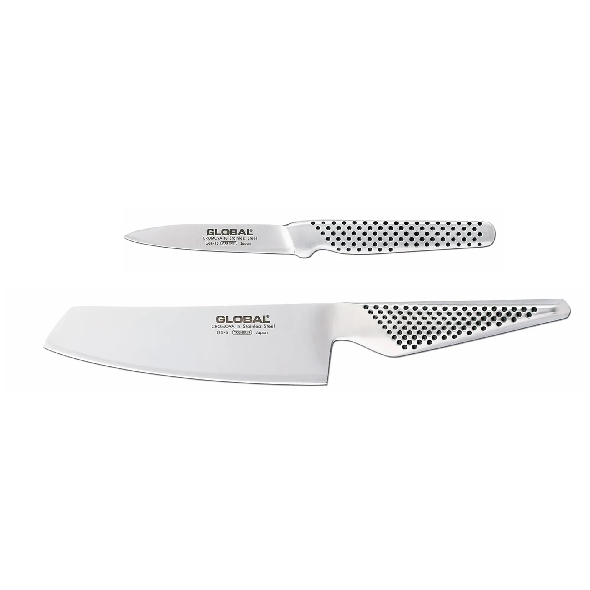 Knivsett med grønnsakskniv og rotkniv GS-5 og GSF-15-Global Discount