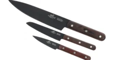 Knivsett Phenix 3 deler sort/tre-Lion sabatier Outlet