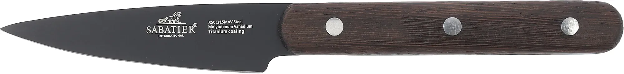 Knivsett Phenix sort/tre 2stk-Lion sabatier internationa New