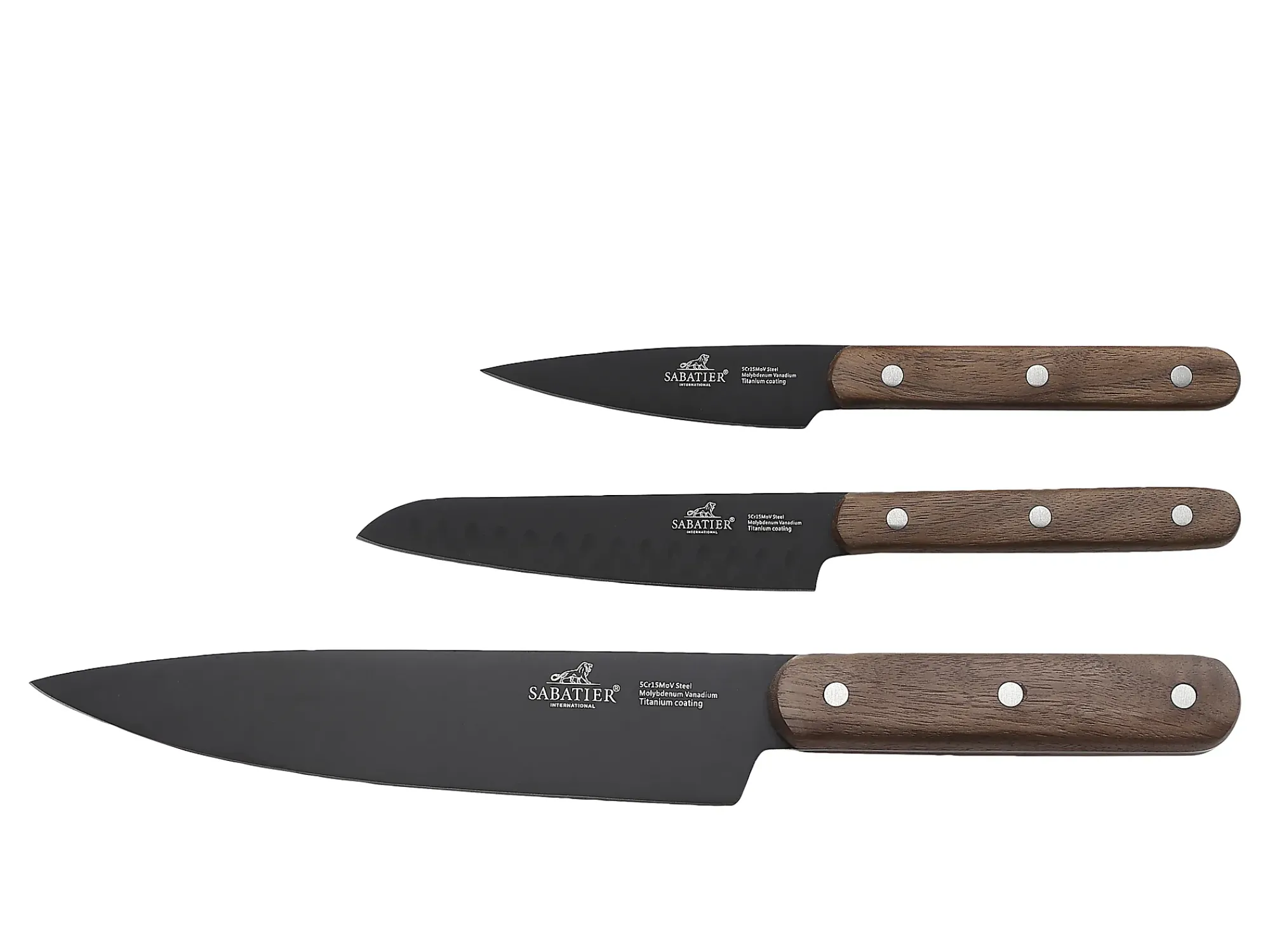 Knivsett Phenix Walnut 3 Deler-Lion sabatier Clearance